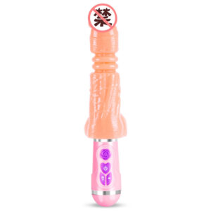 Cytherea Real Skin Dildo Rechargable Up-Down Movement Multi-Mode Vibration in Flesh 7 inch