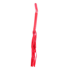 Faux Leather Braided Whip Riding Crop Party Flogger Queen Restraint Toy Red