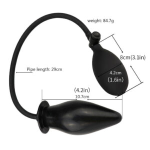 Cytherea Silicone Inflatable Anal Dilatation Sex Toy For Women and Men