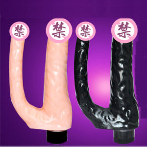 Cytherea Double Penis for Front and Back Anal Realistic Dildos Cock with Vibrator 8 Inch