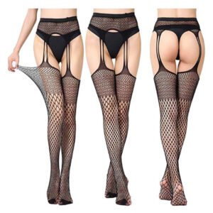 Cytherea Sexy Lace Pantyhose Tights Garter Belt Lady Stockings  Black 6069