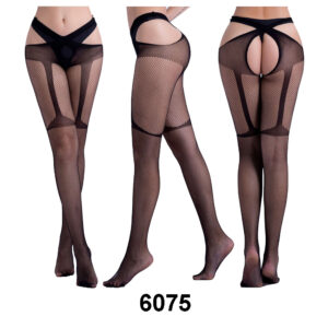 Cytherea Sexy Lace Pantyhose Tights Garter Belt Lady Stockings  Black 6075
