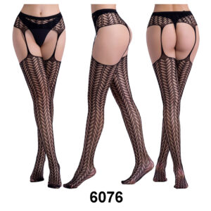 Cytherea Sexy Lace Pantyhose Tights Garter Belt Lady Stockings  Black 6076