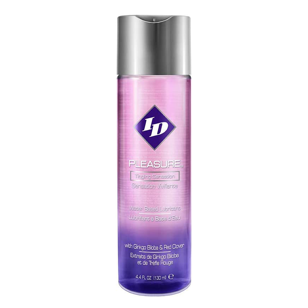 ID Pleasure Personal Lubricant For Women- Stimulating, Water Based, 4.4oz Bottle