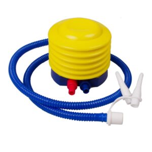 Cytherea Portable Foot Pump for Pool and Spa 8″ – Yellow/Blue