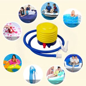 Cytherea Portable Foot Pump for Pool and Spa 8″ – Yellow/Blue