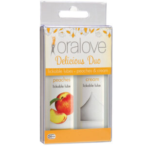 Oralove Delicious Duo Lube-Peaches & Cream