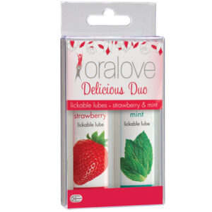 Oralove Delicious Duo Lube-Strawberry & Mint