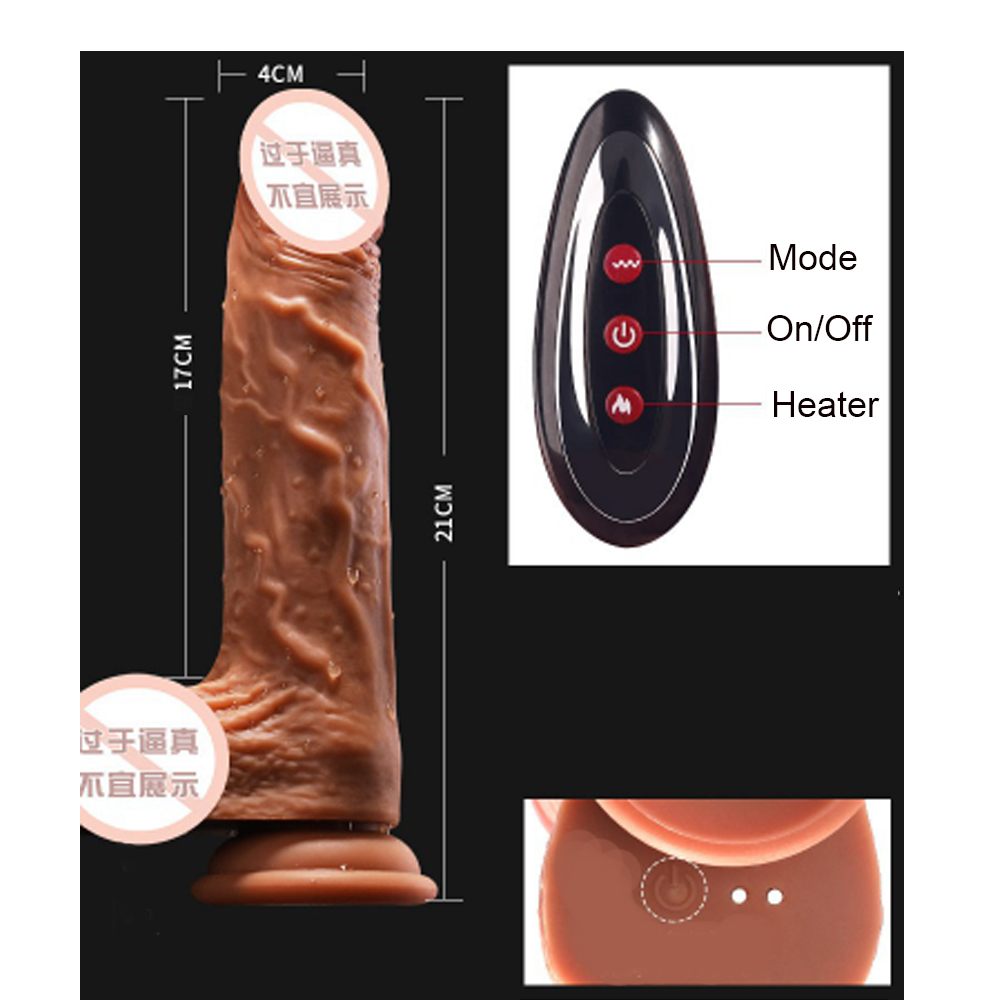Muha Remote Control Up-Down Movement Real Dildo-Maleroot