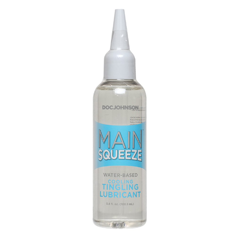 Main Squeeze Cooling/Tingling Water-Based Lubricant 3.4oz
