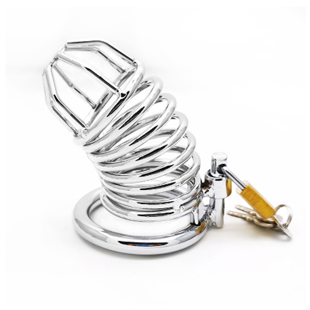 Stainless Steel Male Chastity Cage Device