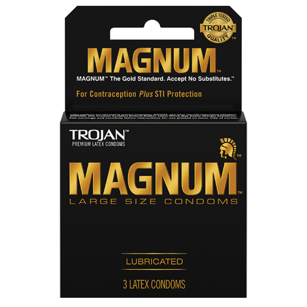 Trojan Magnum Condoms (3 Pack)